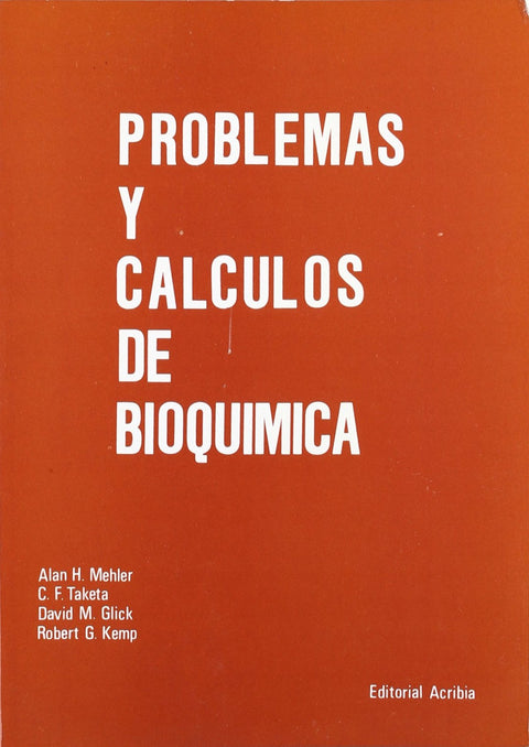  PROBLEMAS/CÁLCULOS DE BIOQUÍMICA 