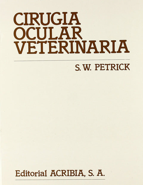  CIRUGÍA OCULAR VETERINARIA 