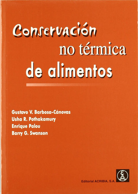  CONSERVACIÓN NO TÉRMICA DE LOS ALIMENTOS 