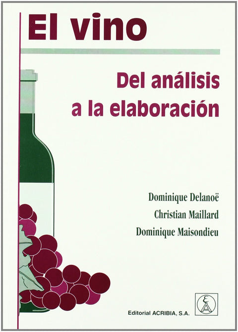  EL VINO: DEL ANÁLISIS A LA ELABORACIÓN 