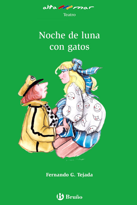  Noche de luna con gatos 
