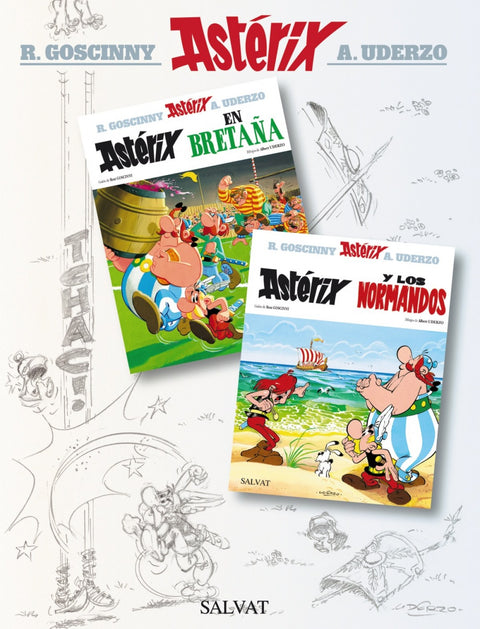  Asterix en Bretaña y asterix y los normandos 