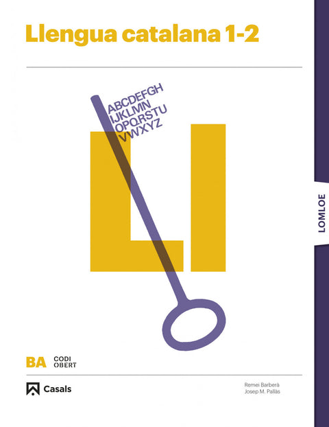  LLENGUA CATALANA 1-2N.BATXILLERAT CODI OBERT. CATALUNYA 2023 