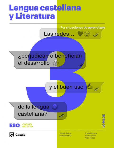  LENGUA Y LITERATURA 3ºESO. CÓDIGO ABIERTO. MURCIA 2023 