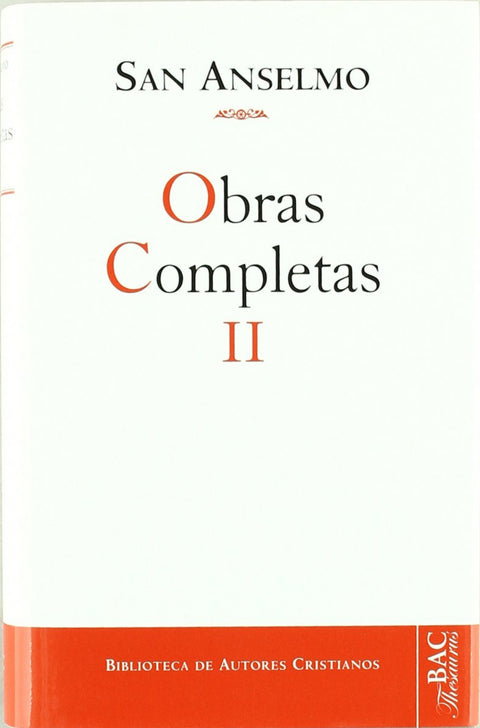  Obras completas de San Anselmo.II 