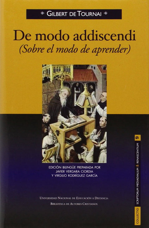  DE MODO ADDISCENDI (SOBRE EL MODO DE APRENDER).(bilingüe) 