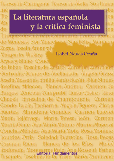  La literatura española y la crítica feminista 