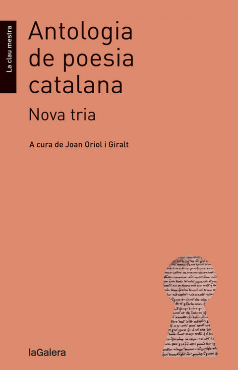  ANTOLOGIA DE POESIA CATALANA. NOVA TRIA 