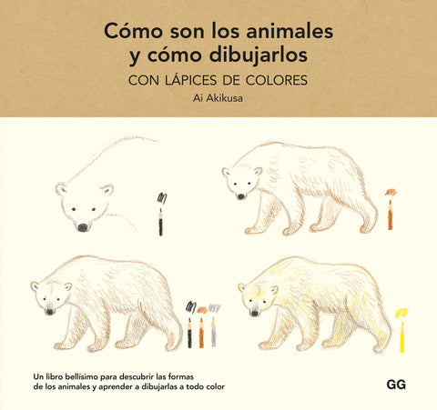  Cómo son los animales y cómo dibujarlos con lápices de colores 