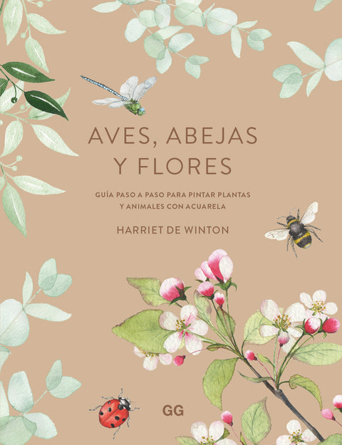  Aves, abejas y flores 