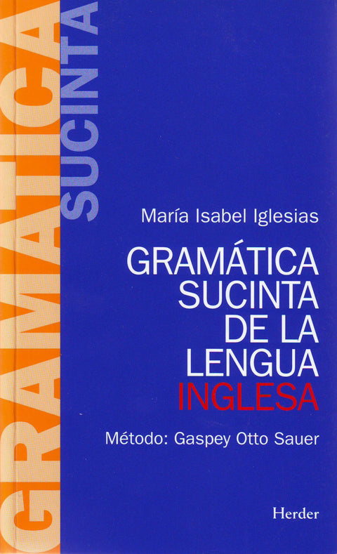  Gramática sucinta de la lengua inglesa 
