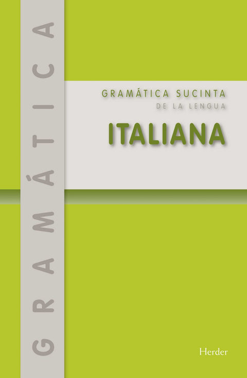  Gramática sucinta de la lengua italiana 