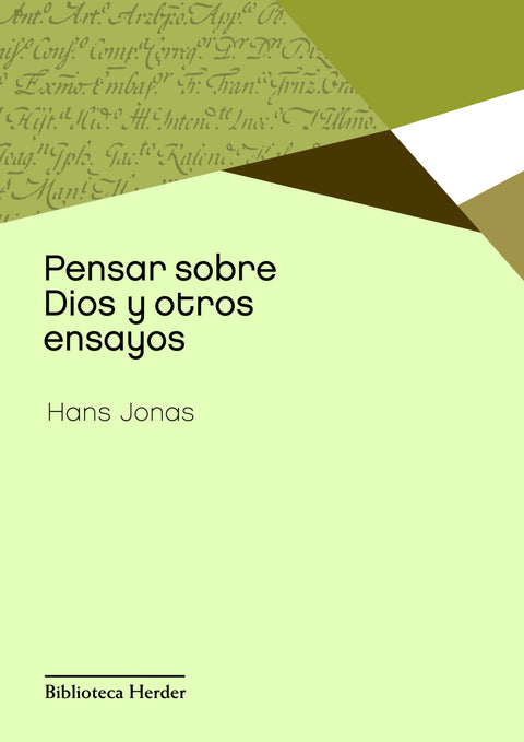  Pensar sobre Dios y otros ensayos 