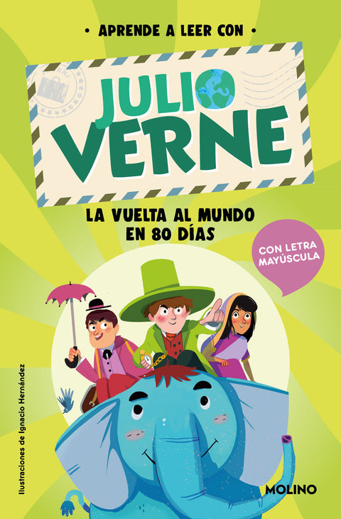  Aprende a leer con Verne - La vuelta al mundo en 80 días 