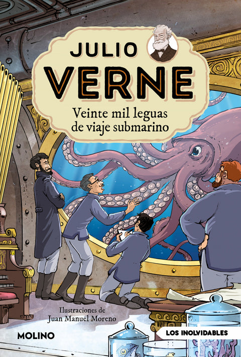  Julio Verne - Veinte mil leguas de viaje submarino (edición actualizada, ilustrada y adaptada) 