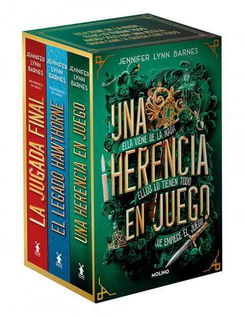  UNA HERENCIA EN JUEGO (ESTUCHE CON: UNA HERENCIA EN JUEGO . EL LEGADO HAWTHORNE 
