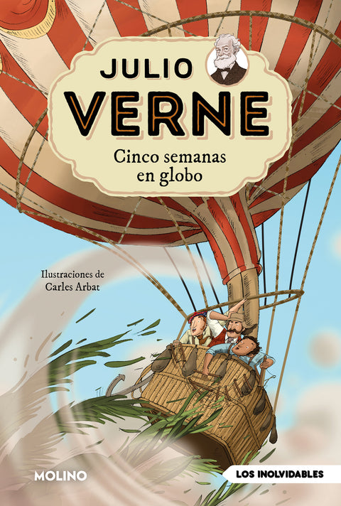  Julio Verne - Cinco semanas en globo (edición actualizada, ilustrada y adaptada) 