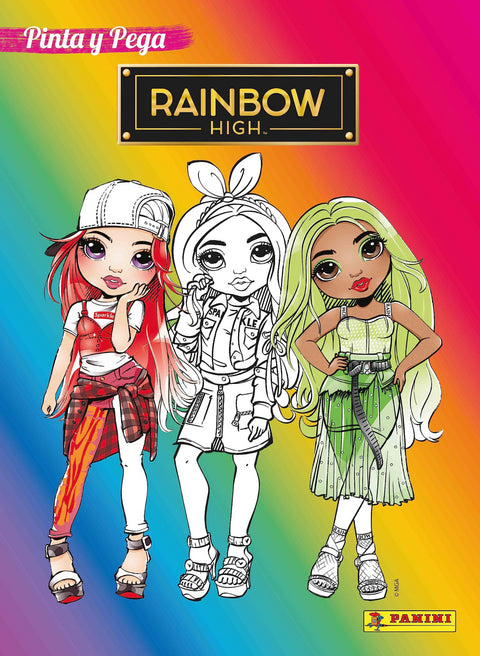  PINTA Y PEGA RAINBOW 