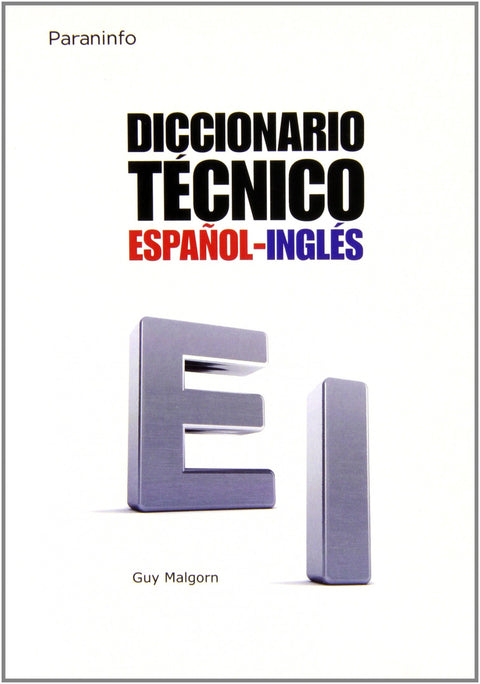  DICCIONARIO TECNICO ESPAÑOL-INGLES 