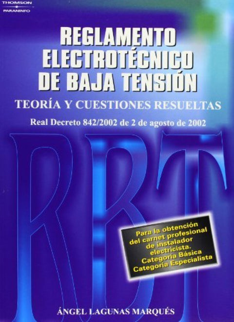  Nuevo reglamento electrotécnico de baja tensión 