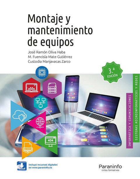  MONTAJE Y MANTENIMIENTO DE EQUIPOS. GRADO MEDIO. CICLOS FORMATIVOS 