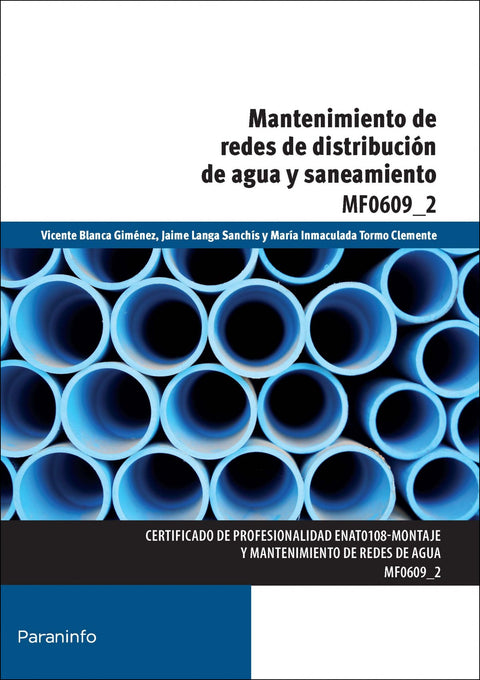  Mantenimiento de redes distribución de agua y saneamiento 