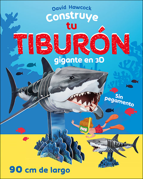  Construye tu tiburón gigante en 3D 