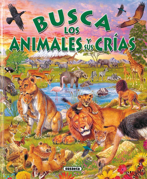 Busca los animales y sus crías 
