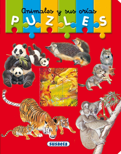  Animales y sus crías (Mi primer libro de puzles) 