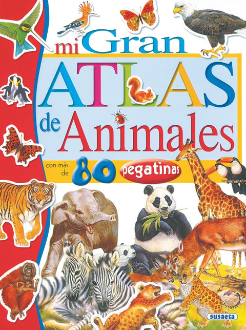  Mi gran atlas de animales con pegatinas 