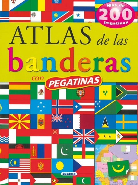  Atlas de las banderas con pegatinas 