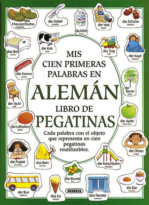  Mis 100 primeras palabras en Alemán con pegatinas 