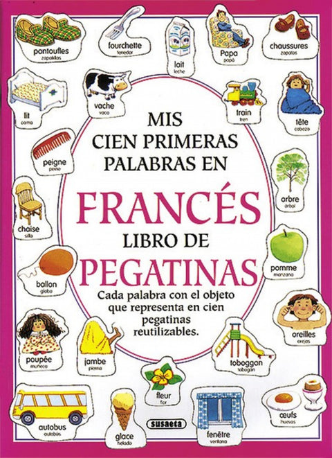  Mis 100 primeras palabras en Francés con pegatinas 
