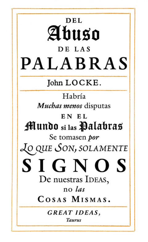  Del abuso de las palabras 