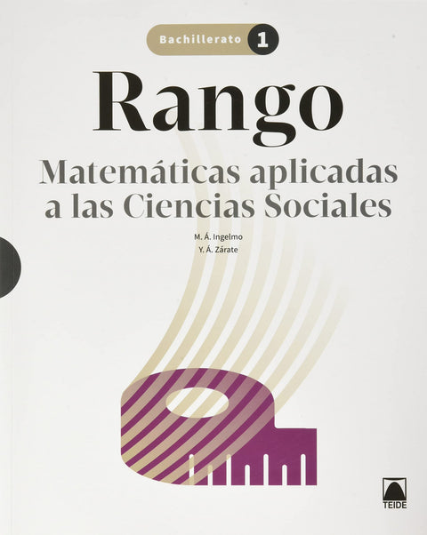 Rango. Matemáticas aplicadas a las CCSS 1 BCH 