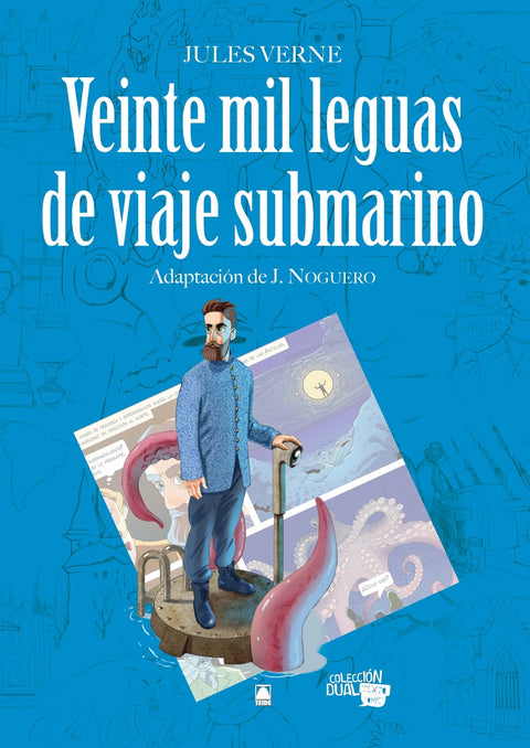  Colección Dual 09. Veinte mil leguas de viaje submarino -Jules Verne- 