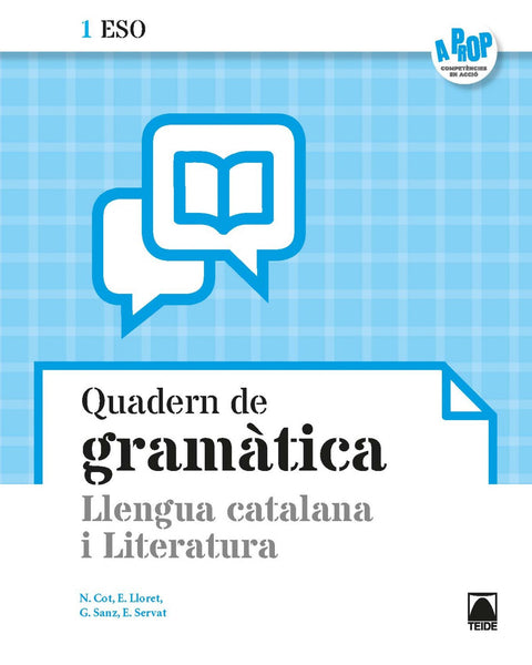  QUADERN GRAMATICA 1R.ESO. A PROP. CATALUNYA 2019 