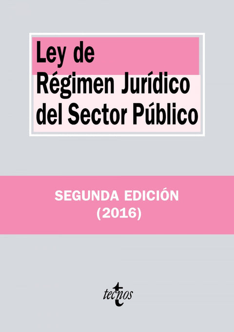  Ley de régimen jurídico del sector público 