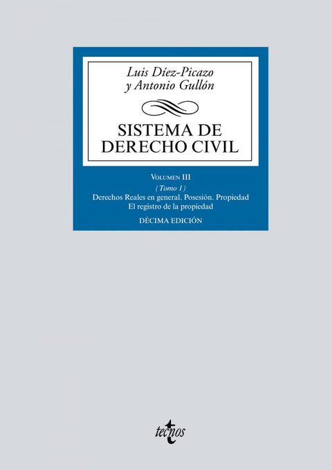  SISTEMA DE DERECHO CIVIL VOL III/1 