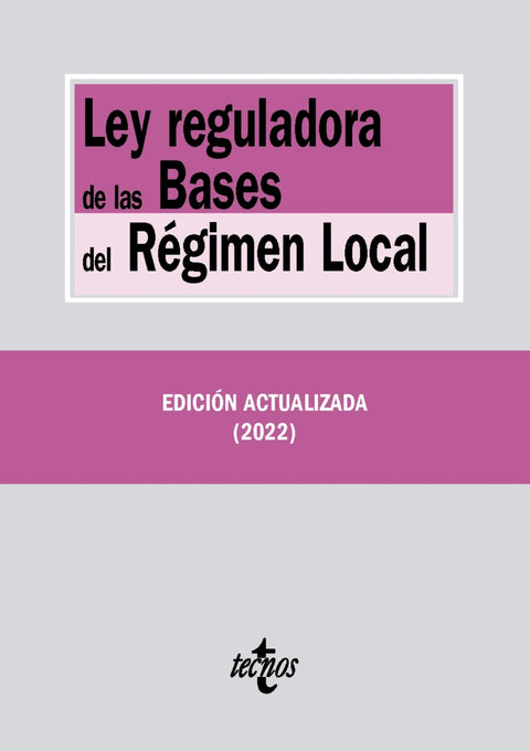  Ley reguladora de las Bases del Régimen Local 