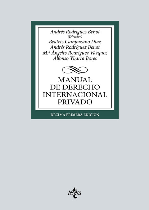  Manual de Derecho Internacional privado 