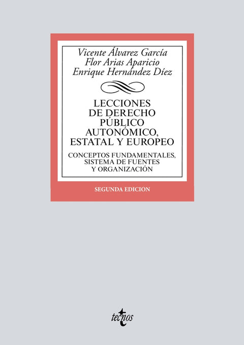  Lecciones de Derecho Público autonómico, estatal y europeo 