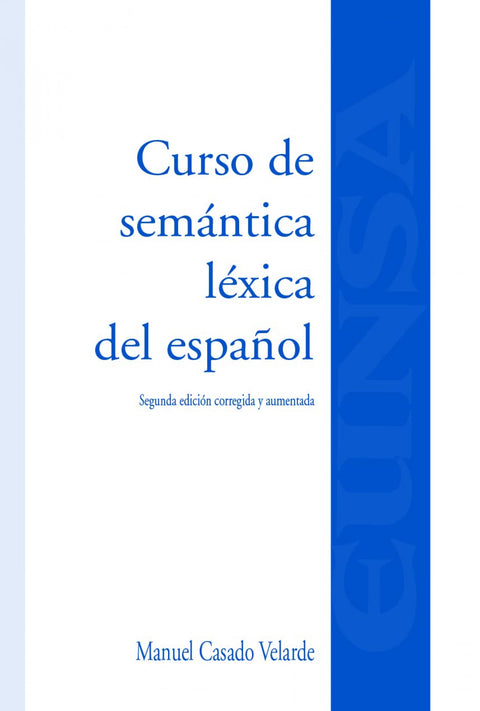  Curso de semántica léxica del español 