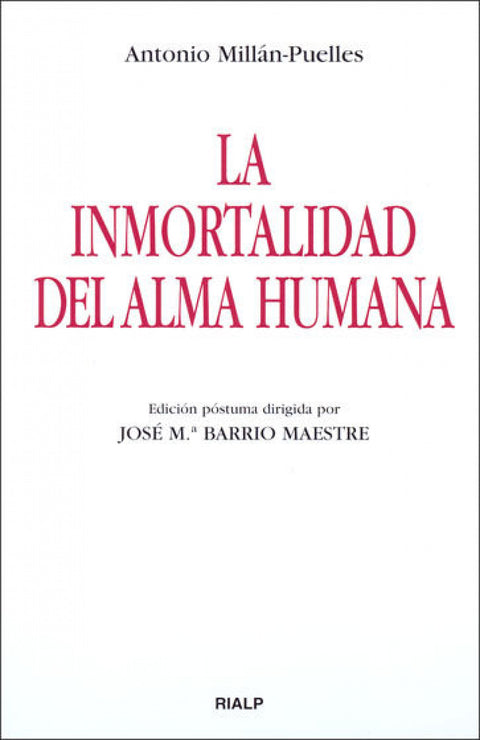  La inmortalidad del alma humana 