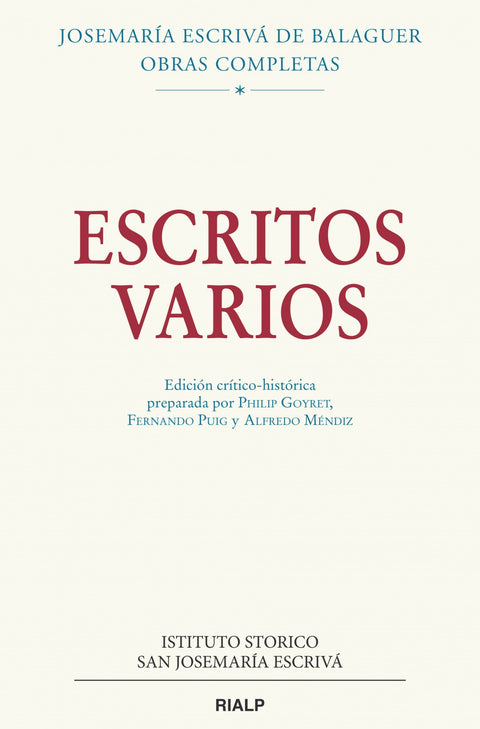  ESCRITOS VARIOS 