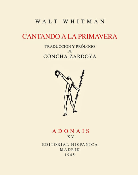  Cantando a la primavera (facsímil) 