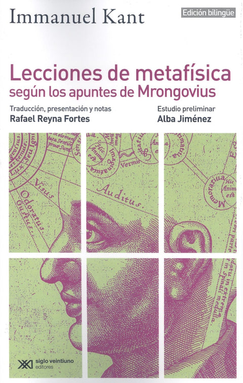 Lecciones de metafísica segín los apuntes de Mrongovius 