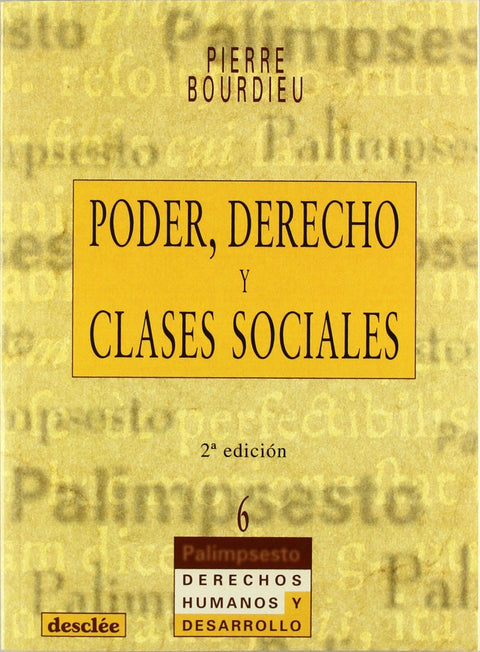  Poder, derecho y clases sociales 