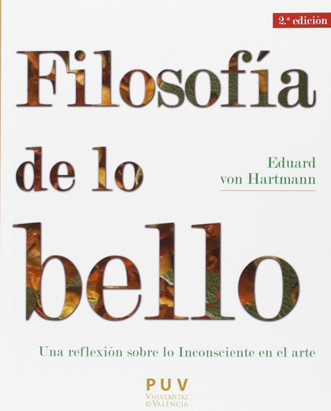  FILOSOFÍA DE LO BELLO 