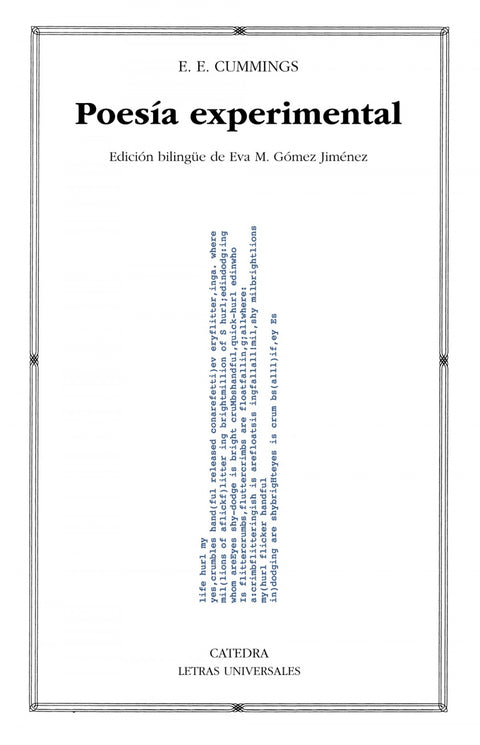  Poesía experimental 